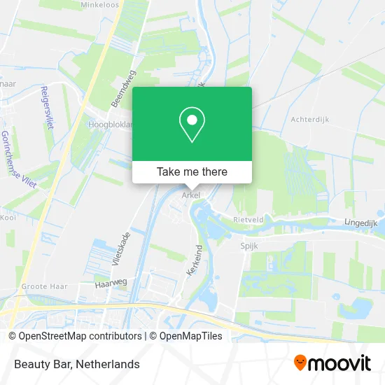 Beauty Bar map