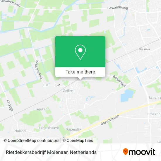 Rietdekkersbedrijf Molenaar map