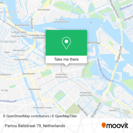 Partou Balistraat 79 map