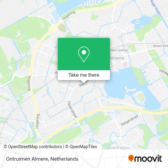 Ontruimen Almere map