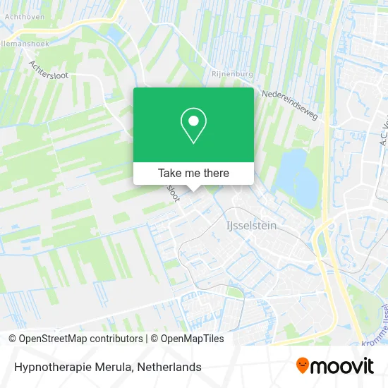 Hypnotherapie Merula map