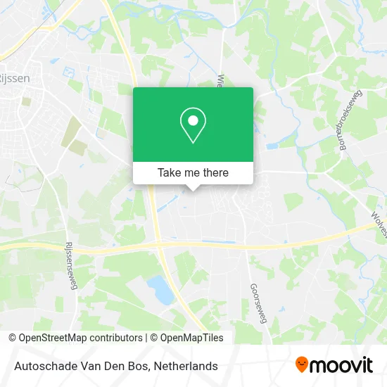 Autoschade Van Den Bos map