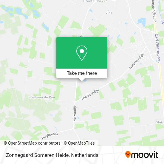 Zonnegaard Someren Heide map