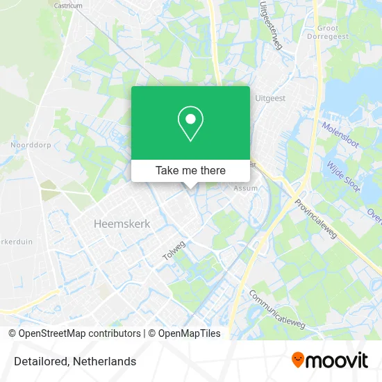 Detailored map