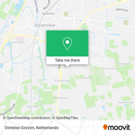 Dintelse Gorzen map