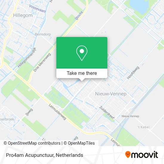 Pro4am Acupunctuur map