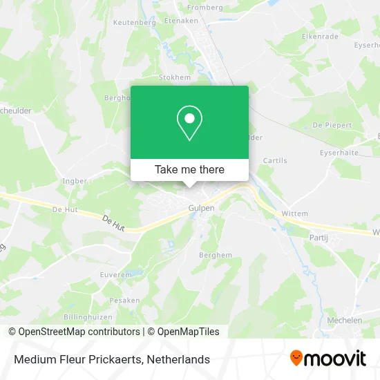 Medium Fleur Prickaerts map