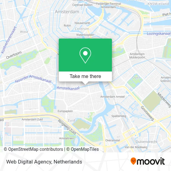Web Digital Agency map