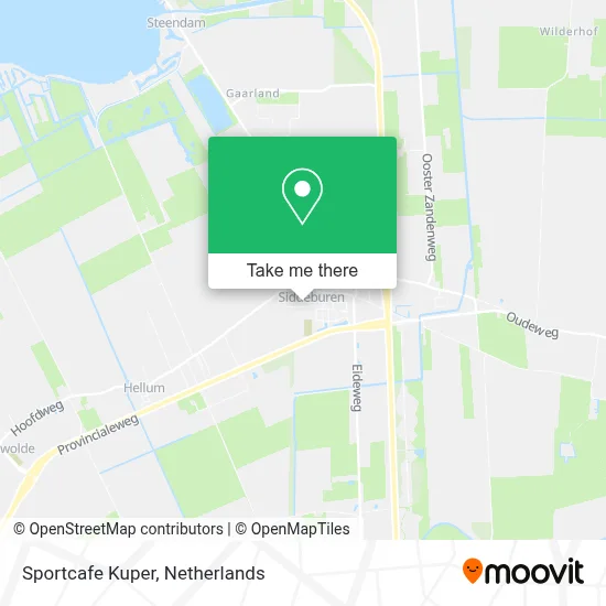 Sportcafe Kuper map