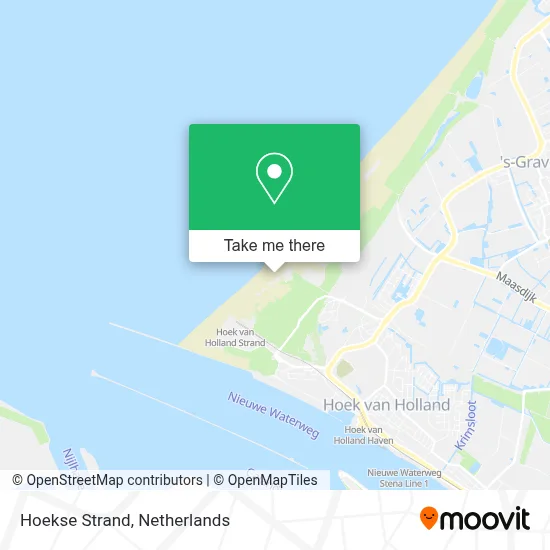 Hoekse Strand map