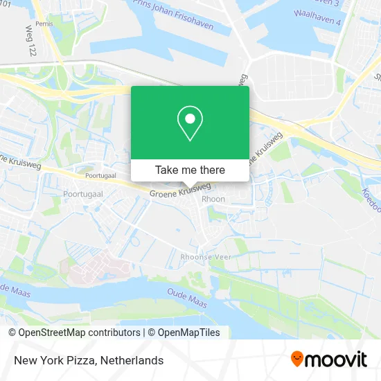 New York Pizza map