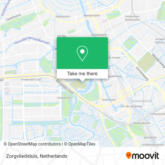 Zorgvliedsluis map