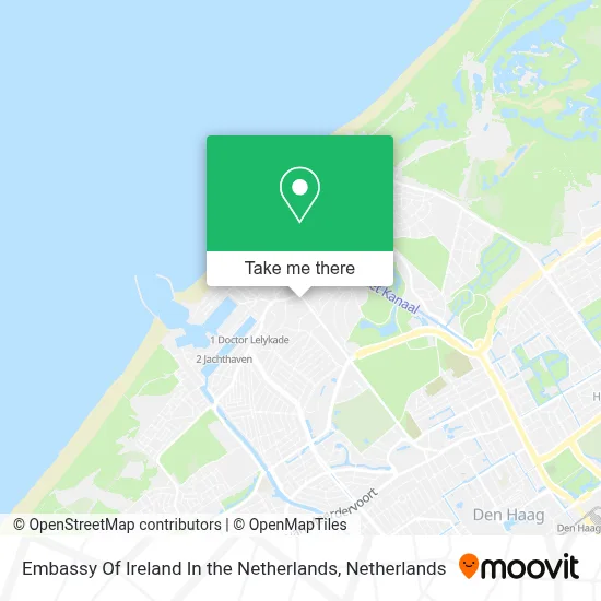 Embassy Of Ireland In the Netherlands map