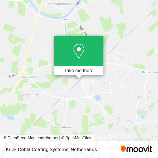 Kriek Cobla Coating Systems map