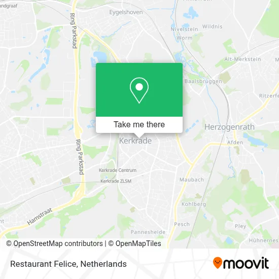 Restaurant Felice map