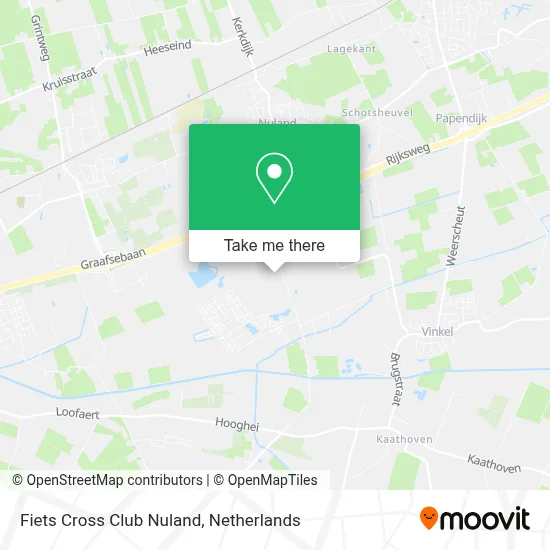 Fiets Cross Club Nuland map