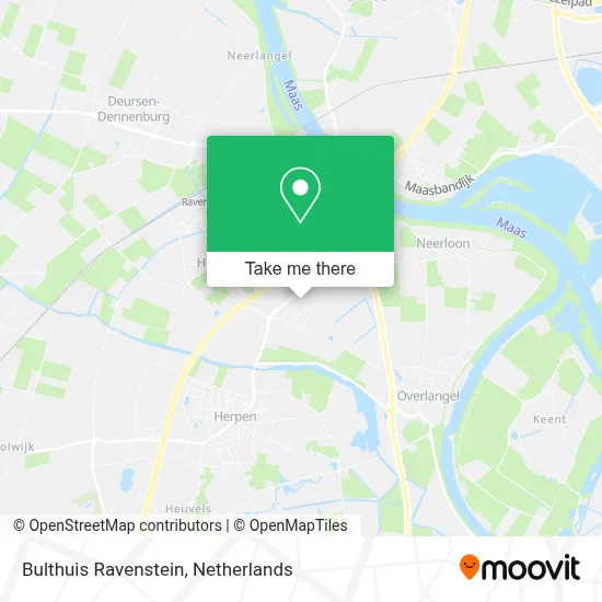 Bulthuis Ravenstein Karte