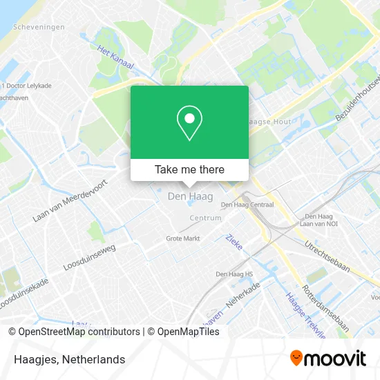 Haagjes map