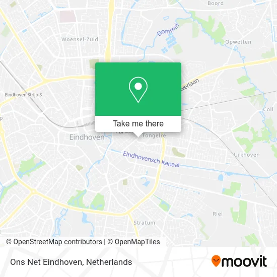Ons Net Eindhoven map