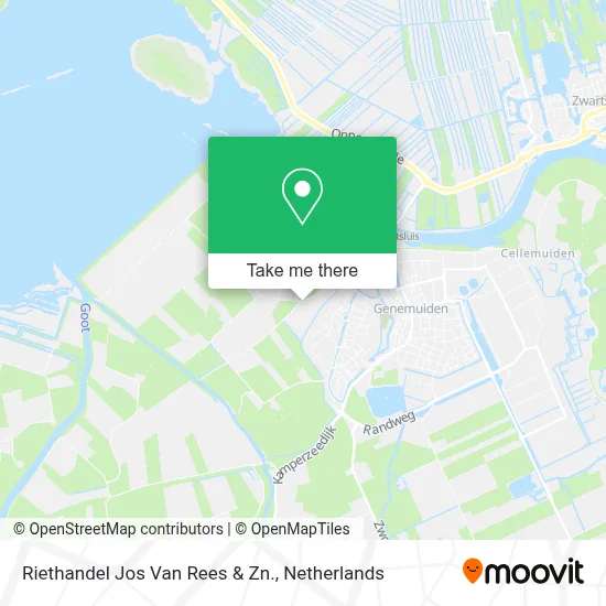 Riethandel Jos Van Rees & Zn. map