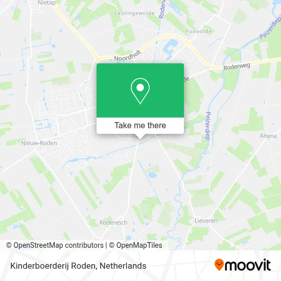 Kinderboerderij Roden map