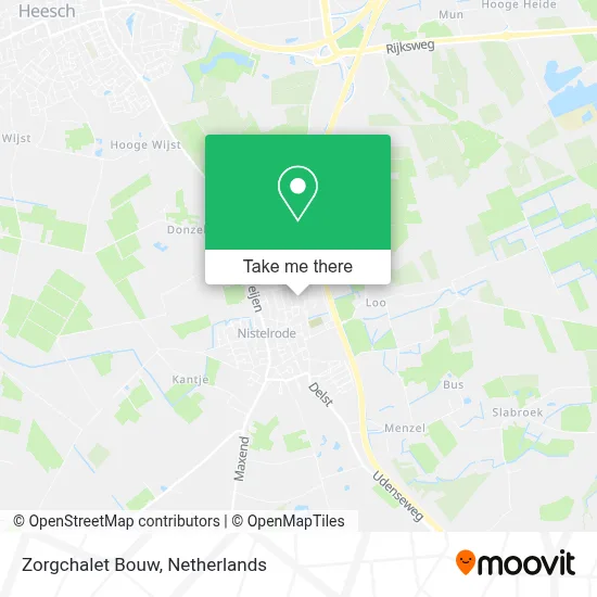 Zorgchalet Bouw map