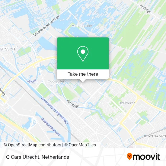 Q Cars Utrecht map