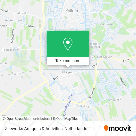 Zeeworks Antiques & Activities map