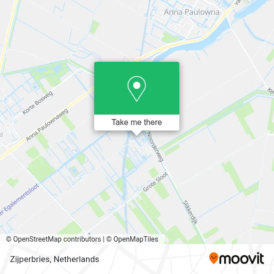 Zijperbries map