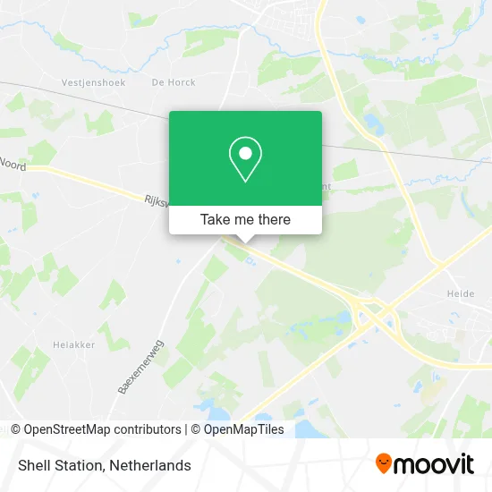 Shell Station map