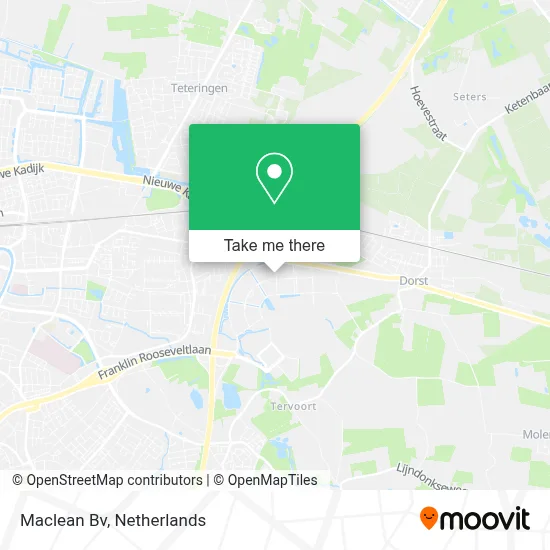 Maclean Bv map