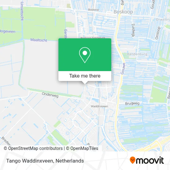 Tango Waddinxveen map