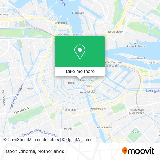 Open Cinema map