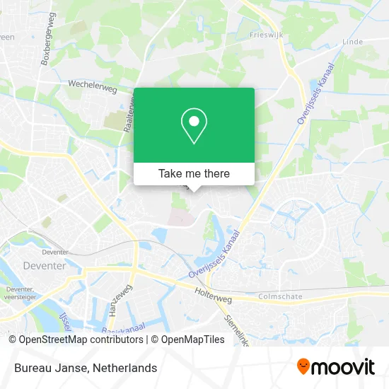 Bureau Janse map