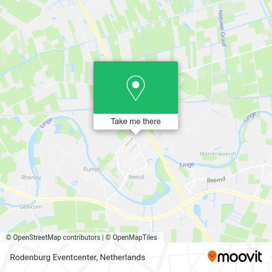 Rodenburg Eventcenter map