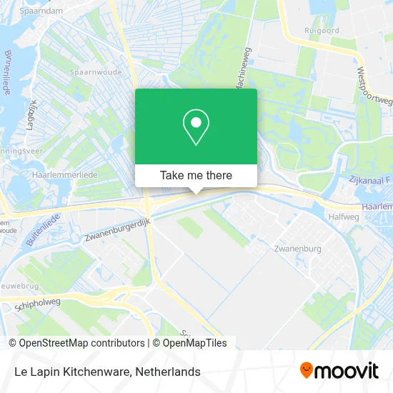 Le Lapin Kitchenware map