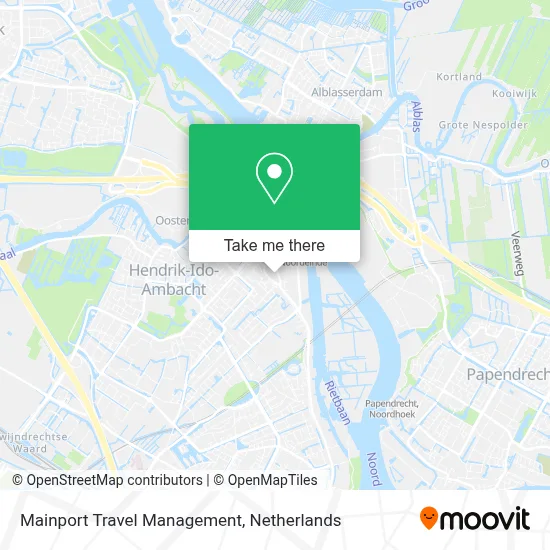 Mainport Travel Management map