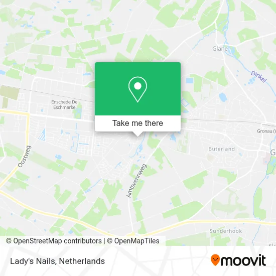 Lady's Nails map