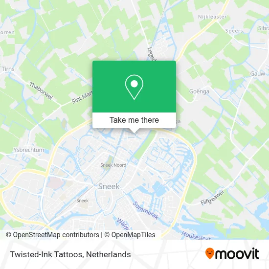 Twisted-Ink Tattoos map