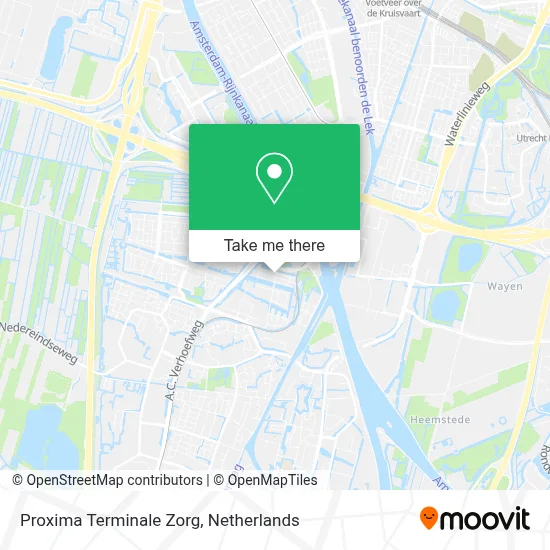 Proxima Terminale Zorg map