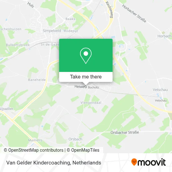 Van Gelder Kindercoaching map