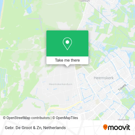 Gebr. De Groot & Zn map