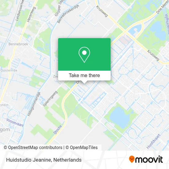Huidstudio Jeanine map