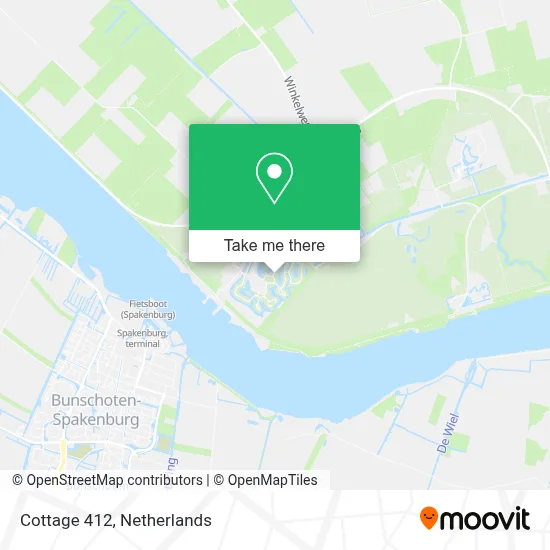 Cottage 412 map