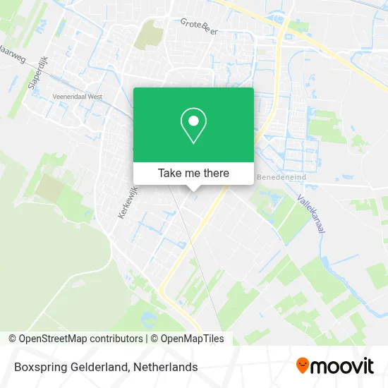 Boxspring Gelderland map