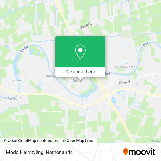 Modo Hairstyling map