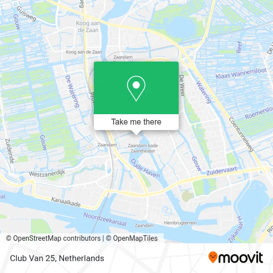 Club Van 25 map
