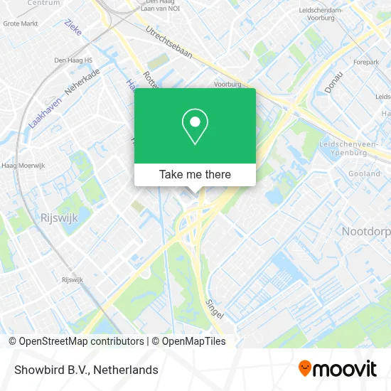 Showbird B.V. map