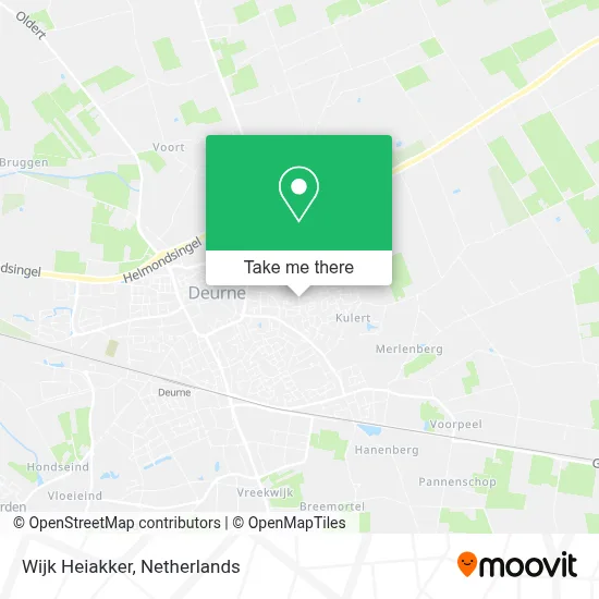 Wijk Heiakker map