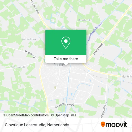 Glowtique Laserstudio map